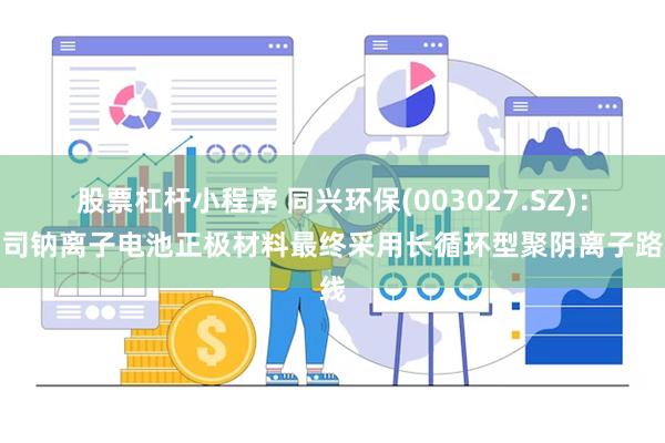 股票杠杆小程序 同兴环保(003027.SZ)：公司钠离子电池正极材料最终采用长循环型聚阴离子路线