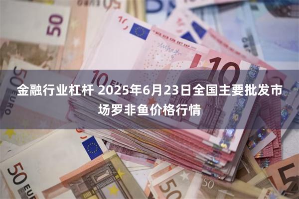 金融行业杠杆 2025年6月23日全国主要批发市场罗非鱼价格行情